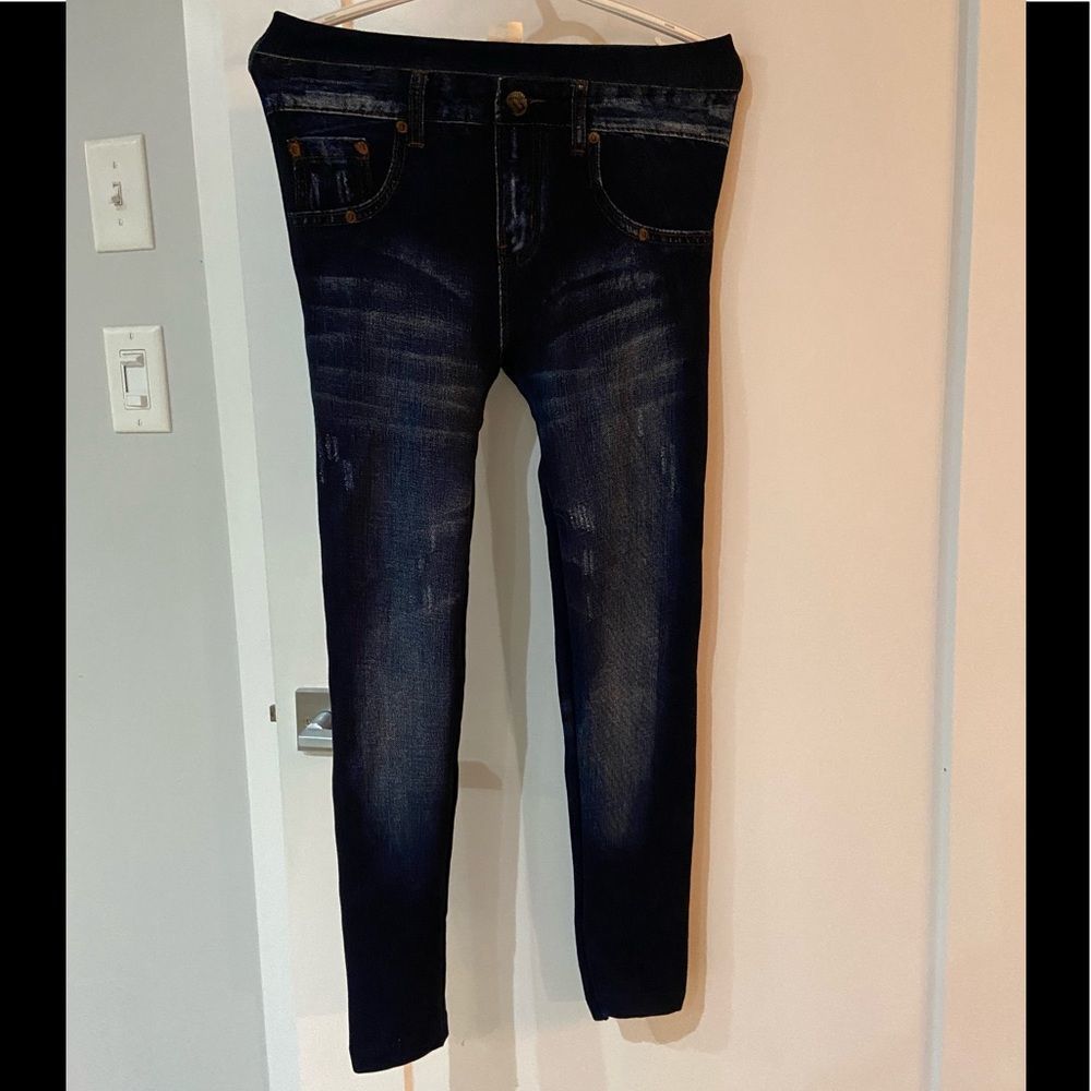 Jean Look Leggings